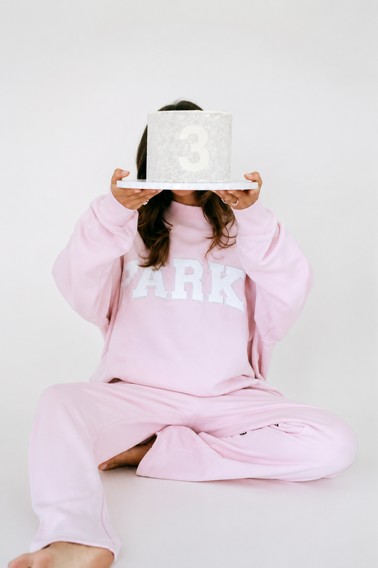 Parke Birthday Cake Varsity Mockneck